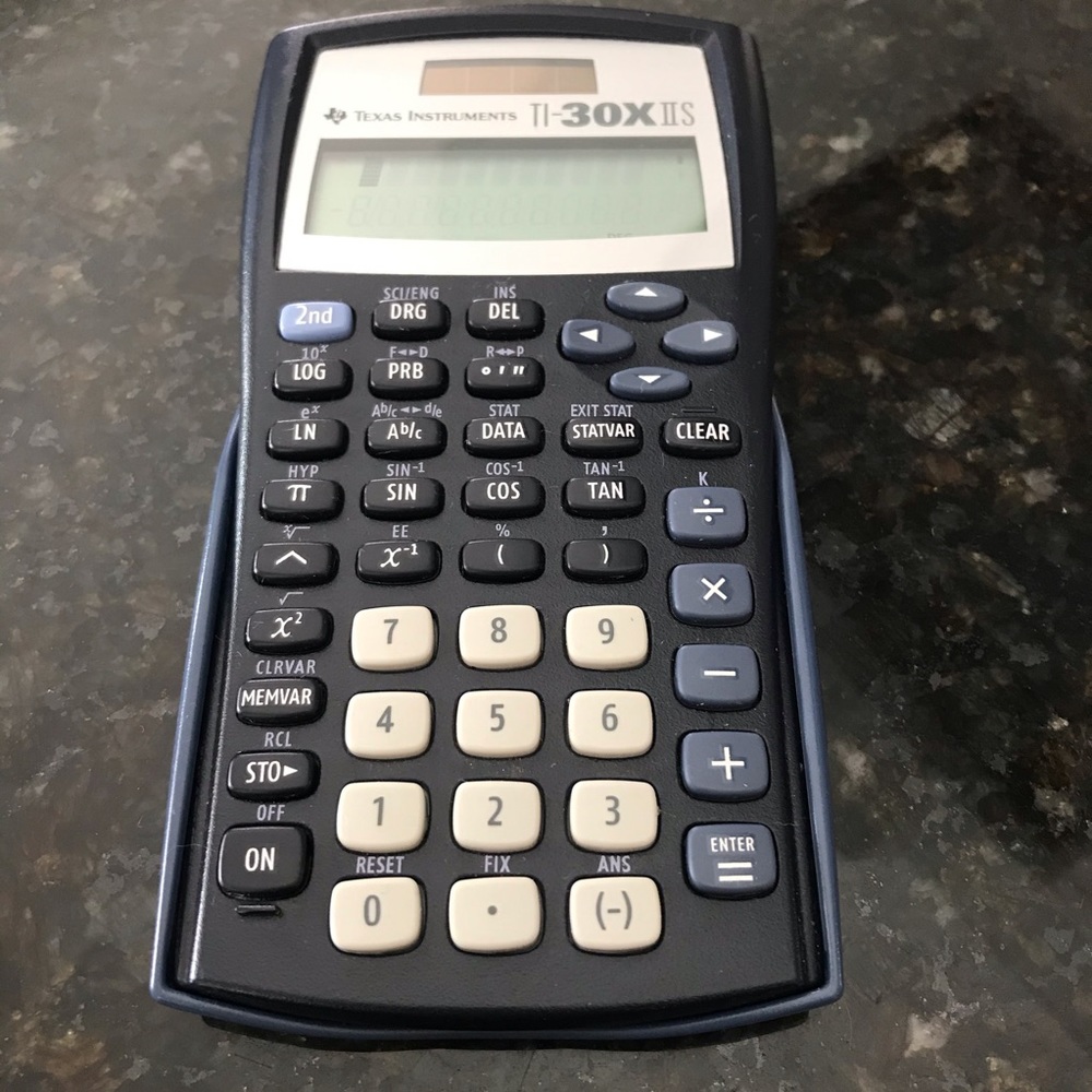 Texas Instruments TI-39X II S solar calculator